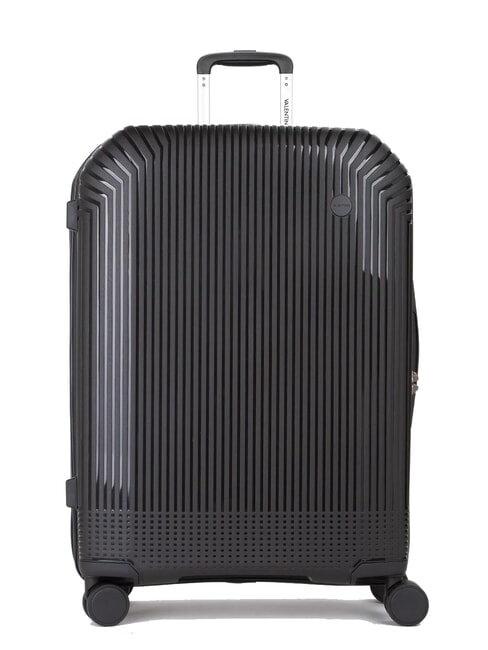 MARIO VALENTINO WOOD Carro de tamaño mediano negro - Trolley Rígidos