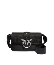 PINKO LOVE ONE SLOUCHY  Mini bolso de hombro de piel - Bolsos Mujer