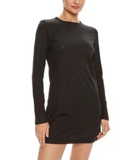 CALVIN KLEIN CK JEANS Vestido de manga larga con logotipo integral. - Ropa de mujer