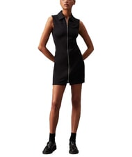 CALVIN KLEIN CK JEANS Vestido corto con sisas con cremallera completa - Ropa de mujer