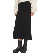 CALVIN KLEIN CK Falda midi acampanada de canal&eacute; - Faldas de mujer