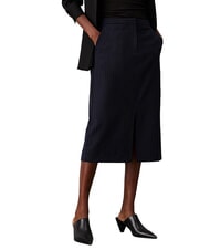 CALVIN KLEIN CK Falda midi de raya diplom&aacute;tica - Faldas de mujer