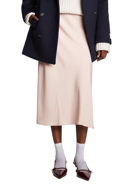 CALVIN KLEIN CK Falda larga brillante rubor de pétalos - Faldas de mujer