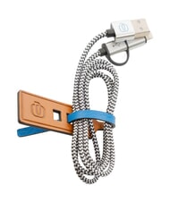 PIQUADRO BAGMOTIC Brida de cuero con cable USB - Accesorios de viaje