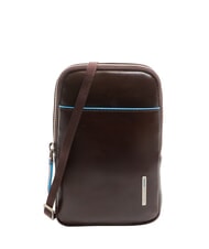 PIQUADRO BLUE SQUARE Monedero de cuero CAOBA - Carteras Hombre - 1