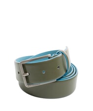 PIQUADRO BLUE SQUARE El cintur&oacute;n se puede acortar a medida VERDE - Cinturones - 1