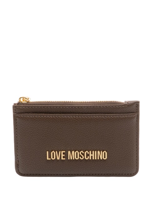 LOVE MOSCHINO JEWEL Tarjetero plano con cremallera Me temo que - Carteras Mujer