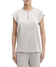 CALVIN KLEIN CK Camisa de satén de manga corta - Camisas