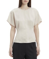 CALVIN KLEIN CK Camisa de satén de manga corta - Camisas