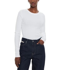 CALVIN KLEIN CK JEANS Suéter de cuello redondo acanalado - Suéteres de mujer