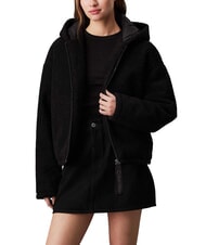 CALVIN KLEIN CK JEANS Chaqueta polar con capucha y cremallera completa - Chaquetas de mujer
