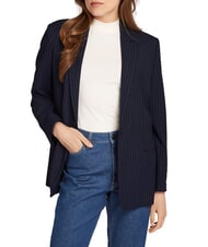 CALVIN KLEIN CK Chaqueta blazer de raya diplomática - Chaquetas de mujer