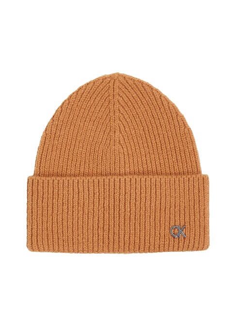 CALVIN KLEIN CK Gorro de mezcla de lana león - Sombreros