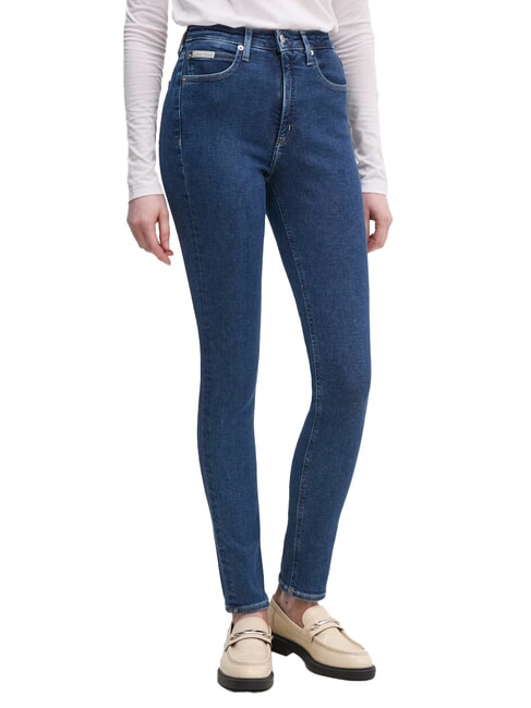 CALVIN KLEIN CK JEANS Vaqueros ajustados de tiro alto dril - Jeans