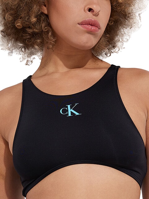 CALVIN KLEIN CK Traje deportivo superior ck negro - Bañadores de mujer
