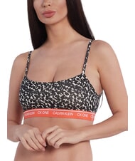 CALVIN KLEIN CK Sujetador bralette de algodón elástico - Ropa interior femenina