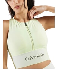 CALVIN KLEIN CK PERFORMANCE Sujetador deportivo con cremallera de impacto medio - Ropa interior femenina