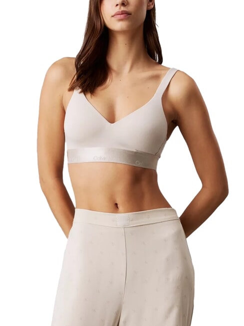 CALVIN KLEIN CK Sujetador tipo bralette con realce capullo - Ropa interior femenina