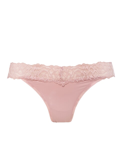 CALVIN KLEIN CK Braguita de microfibra con encaje suave - Calzoncillos de mujer