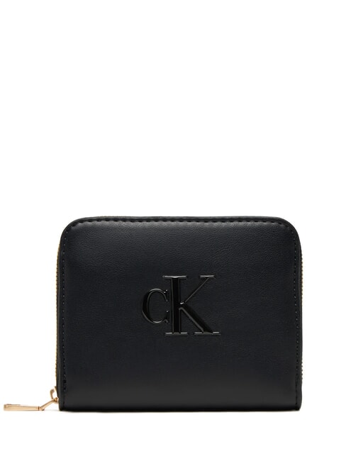 CALVIN KLEIN BOLD MONOGRAM Cartera pequeña En negro - Carteras Mujer