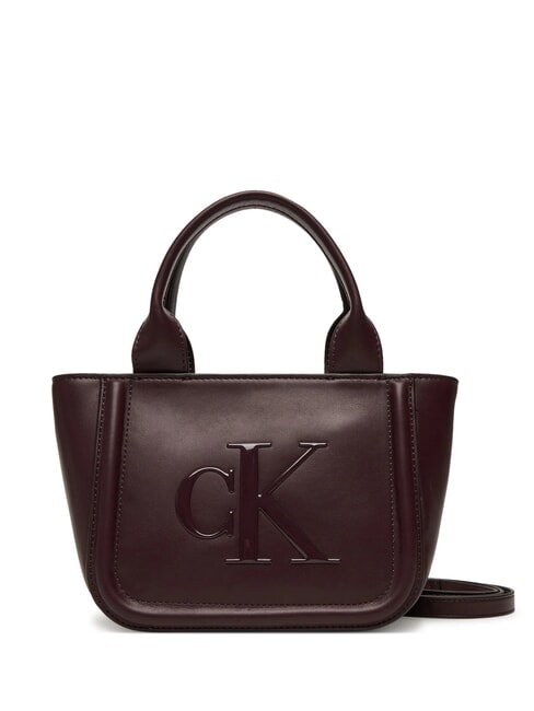 CALVIN KLEIN BOLD MONOGRAM Mini bolso con bandolera dulce de azúcar - Bolsos Mujer