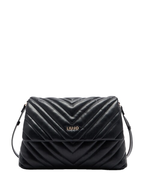 LIUJO LUNNY Bolso hobo acolchado mediano NEGRO - Bolsos Mujer