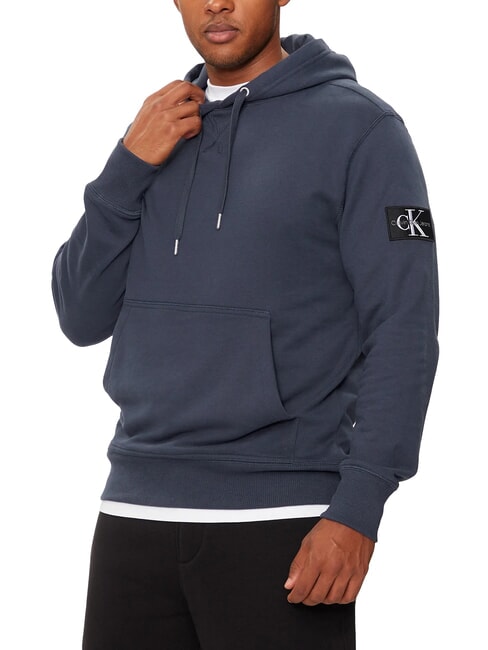 CALVIN KLEIN CK JEANS Sudadera con capucha y parche de logotipo tinta - Sudaderas