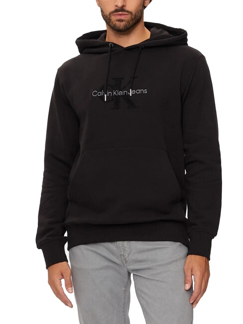 CALVIN KLEIN CK JEANS Sudadera con capucha y logo de osito de peluche ck negro - Sudaderas