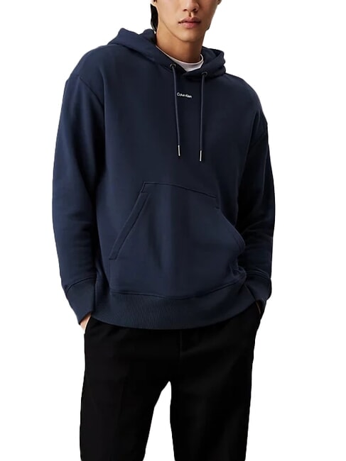 CALVIN KLEIN CK Sudadera con bolsillo y capucha tinta - Sudaderas