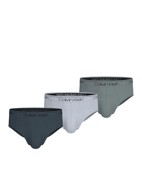 CALVIN KLEIN CK 3 resbalones hemisferio azul, plein air, convoy - Calzoncillos de hombre