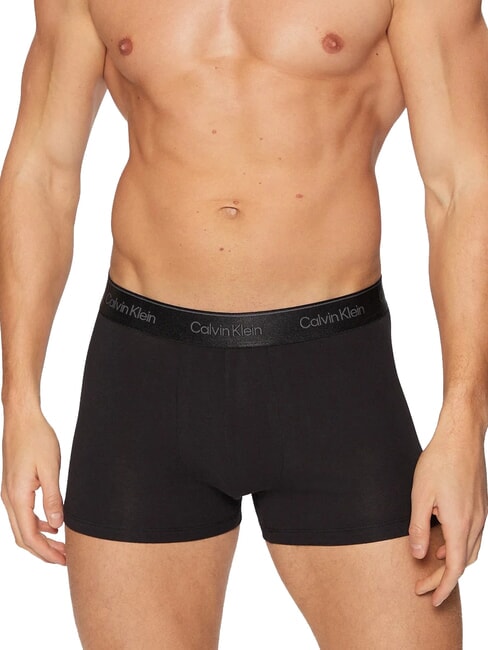CALVIN KLEIN CK Boxers con elástico en contraste negro - Calzoncillos de hombre