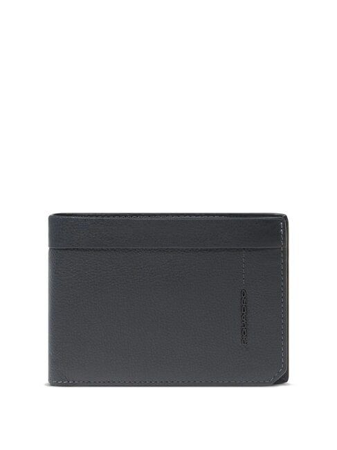 PIQUADRO W137 Cartera de cuero negro - Carteras Hombre