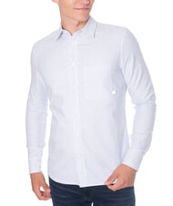 CALVIN KLEIN CK JEANS Camisa de manga larga de algodón de corte entallado - Camisas de hombre