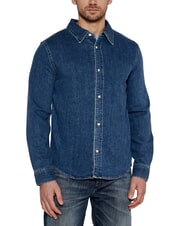 CALVIN KLEIN CK JEANS Camisa vaquera de manga larga de corte regular - Camisas de hombre