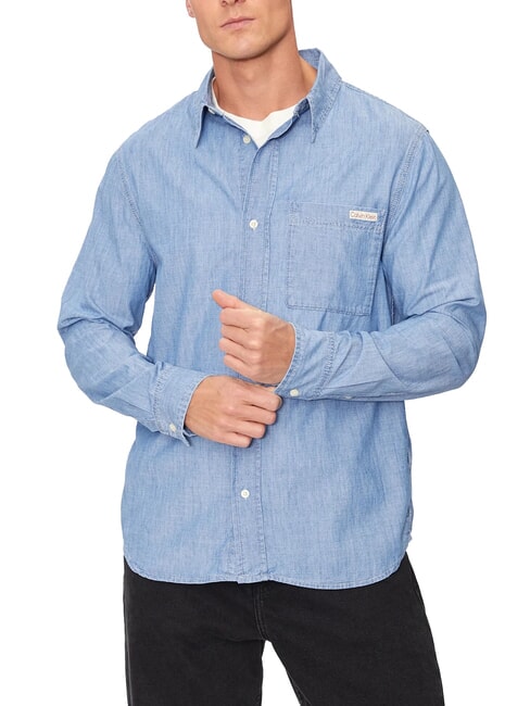 CALVIN KLEIN CK JEANS Camisa vaquera de manga larga dril - Camisas de hombre