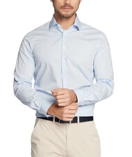CALVIN KLEIN CK Camisa el&aacute;stica, corte regular. azul tranquilo - Camisas de hombre - 1
