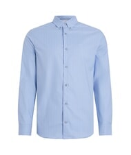 CALVIN KLEIN CK Camisa de manga larga a rayas de corte entallado - Camisas de hombre