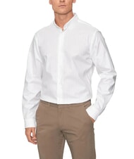 CALVIN KLEIN CK Camisa de manga larga a rayas de corte entallado - Camisas de hombre