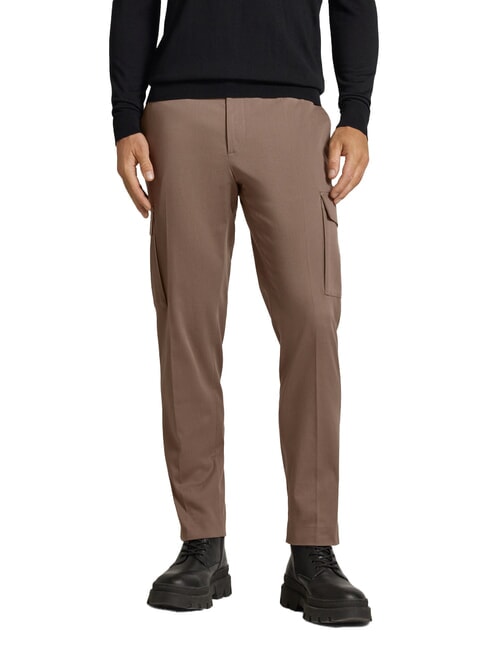 CALVIN KLEIN CK Pantalones cargo elásticos de corte entallado halcón - Pantalones
