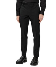CALVIN KLEIN CK Elegante pantal&oacute;n de mezcla de lana de corte entallado ck negro - Pantalones - 1