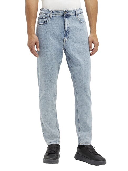 CALVIN KLEIN CK Vaqueros elásticos de corte cónico dril - Jeans