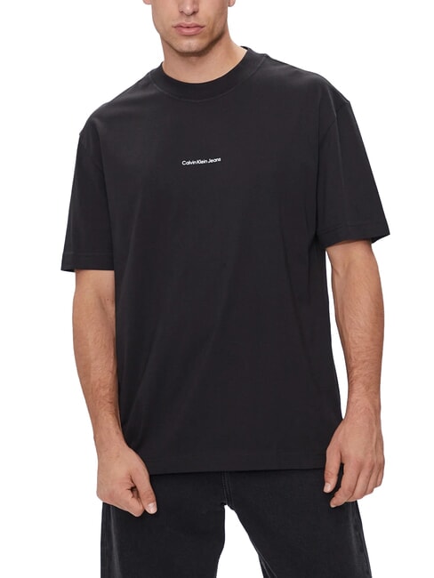 CALVIN KLEIN CK JEANS Camiseta de manga corta de corte regular ck negro - camiseta