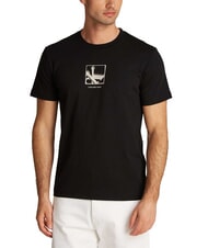 CALVIN KLEIN CK JEANS Camiseta de manga corta con estampado de logotipo de caja - camiseta