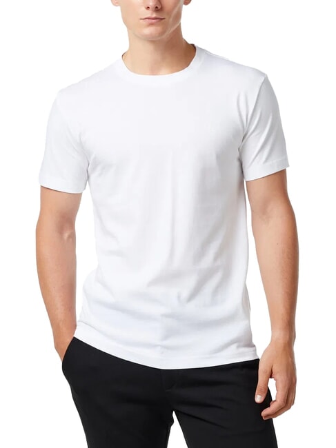 CALVIN KLEIN CK JEANS Camiseta de algodón de manga corta blanco brillante - camiseta