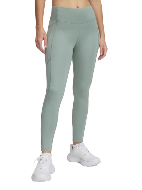 UNDER ARMOUR LAUNCH Polainas verde sílice - Pantalones de mujer