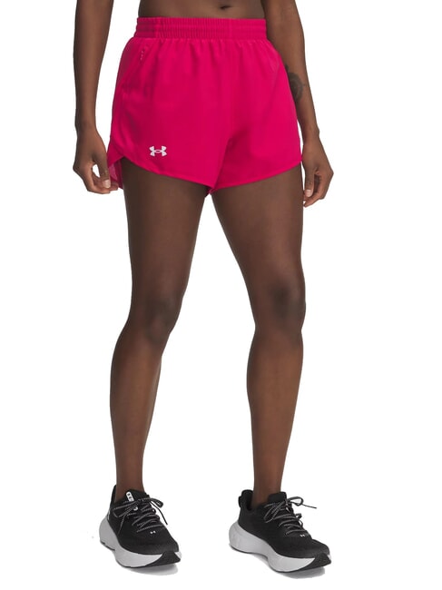 UNDER ARMOUR FLY BY 3  fucsia sombreado - Pantalones