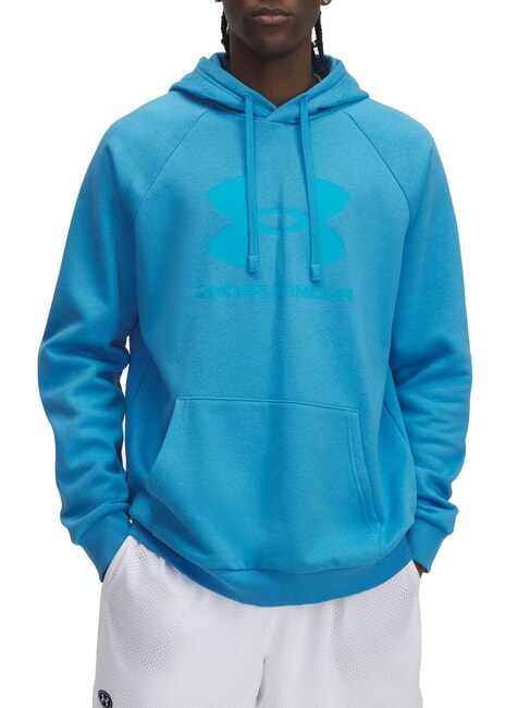 UNDER ARMOUR RIVAL FLEECE Sudadera azul éter - Sudaderas