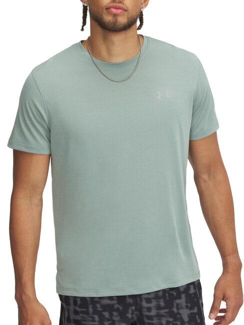UNDER ARMOUR LAUNCH camiseta de manga corta verde sílice - camiseta