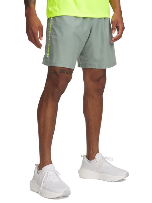 UNDER ARMOUR TECH WOVEN pantalones cortos deportivos verde sílice - Trajes deportivos para hombres