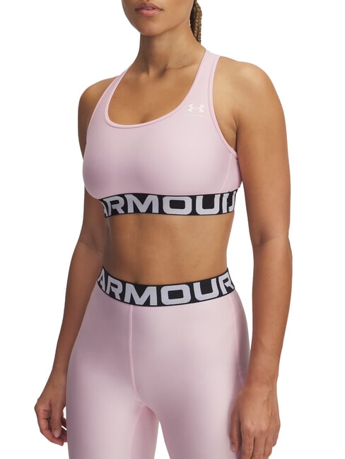 UNDER ARMOUR HG MID Sujetador deportivo rosa de primera - Ropa interior femenina